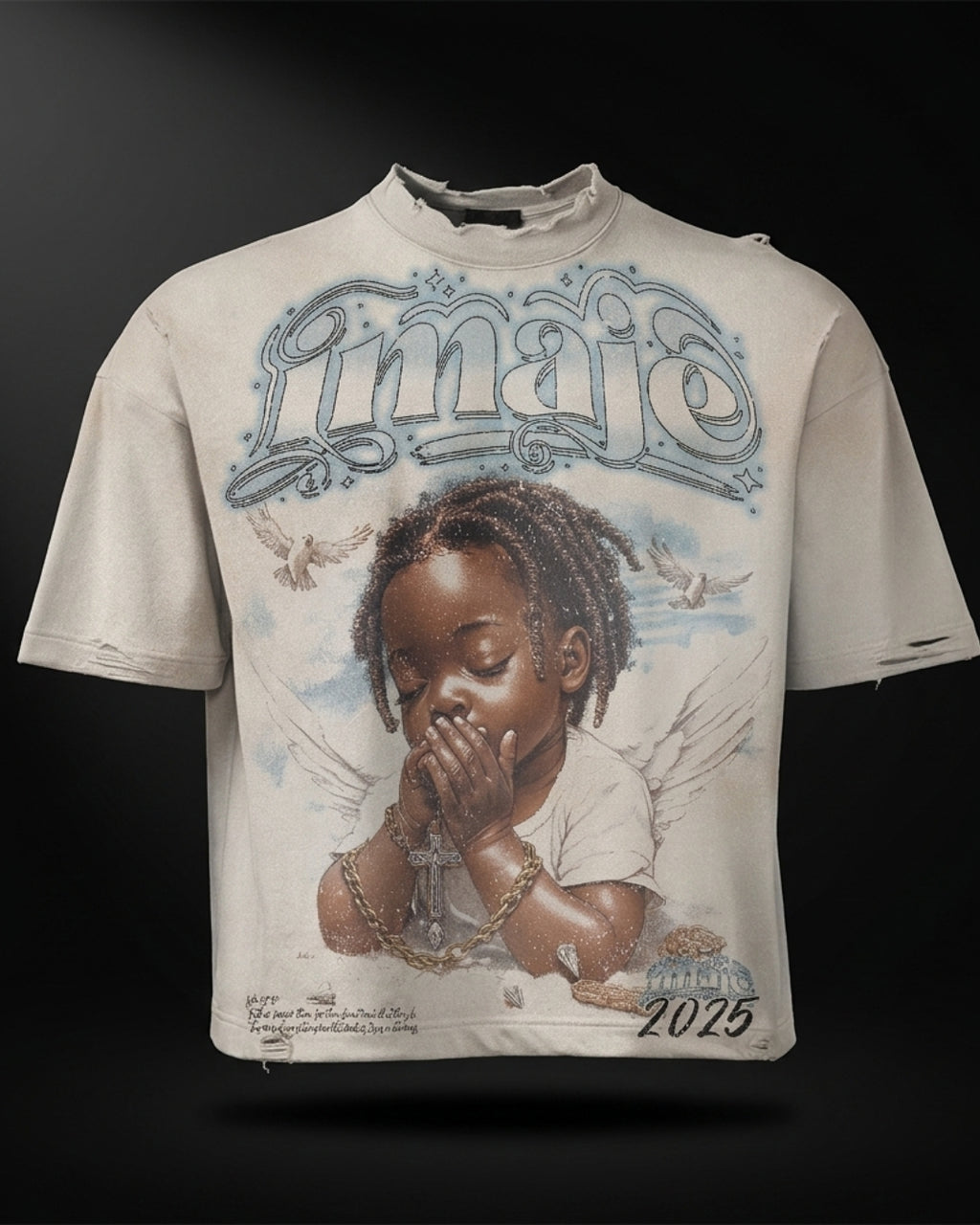 IMAJÉ Authentics “2025 – Prayed Up Angel” Tee